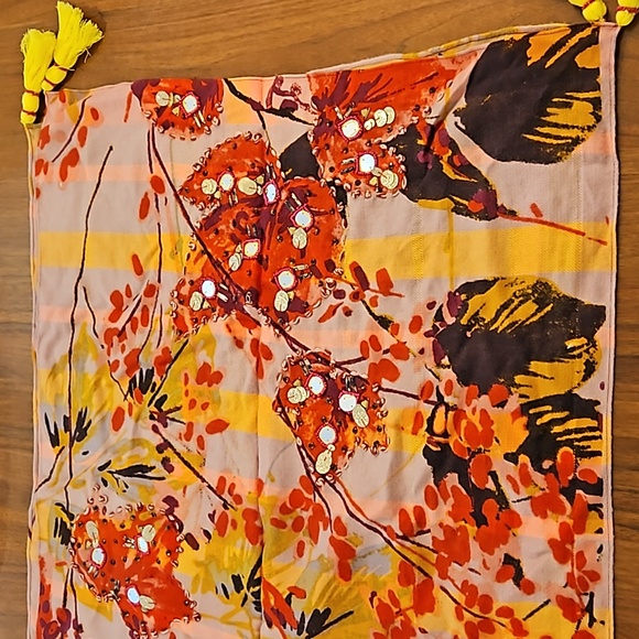 Anthropologie Tasseled Neck Scarf - Picture 2 of 5
